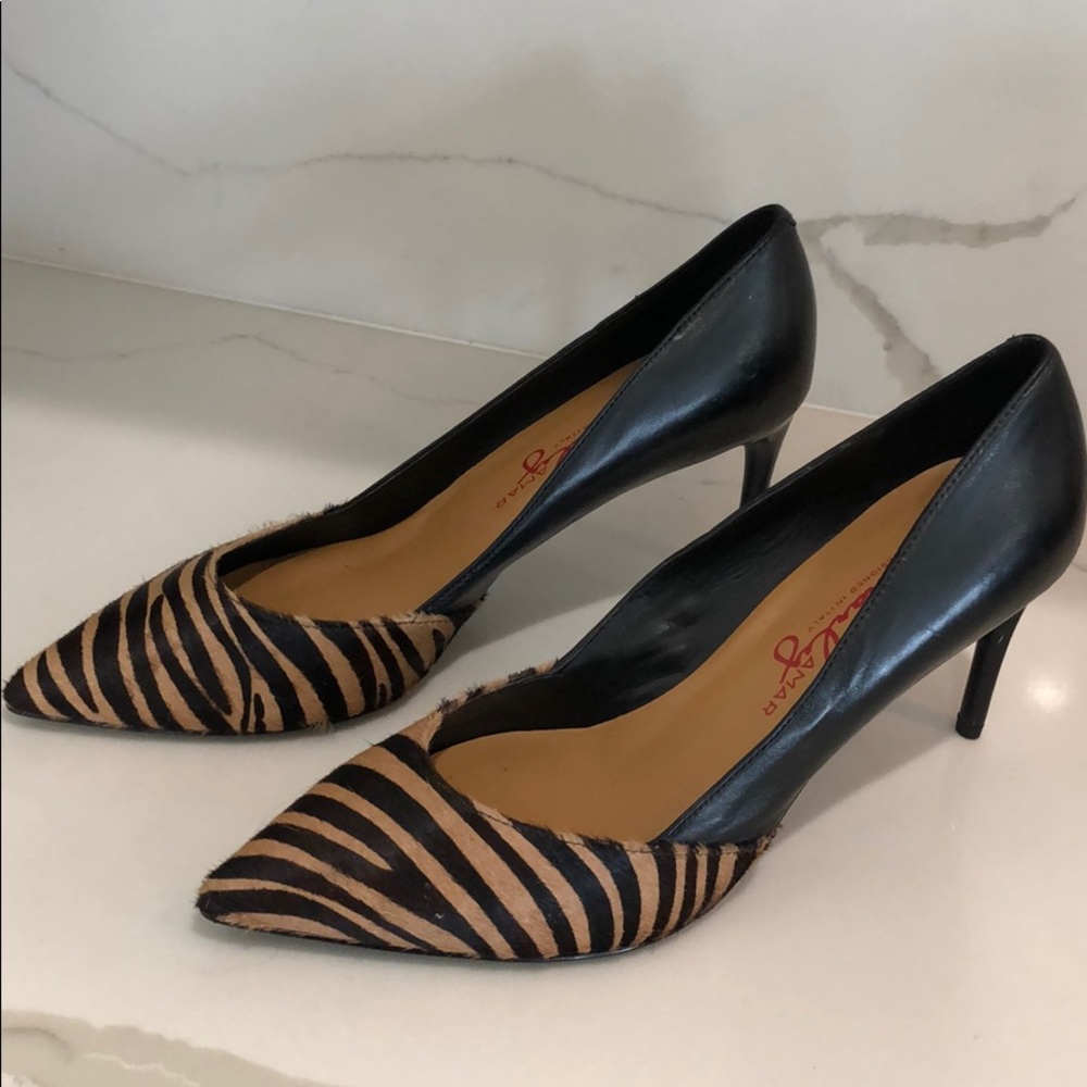 Charly Amar Chsharon Pump Black/Printed Cow Fur